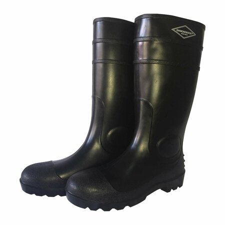 DIAMONDBACK Boot Knee Pvc Matt Blk Size 15 L-G06B15